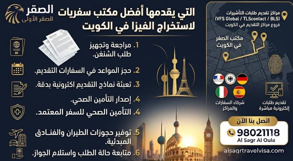 افضل مكتب فيزا شنغن شركة الصقر الاولى